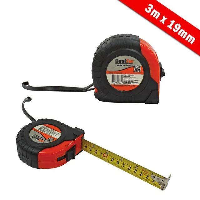 Trena Automática Com Ponta Imantada 3m X 19mm - Bestfer 1