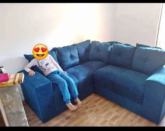 ?SOFA DE CANTO POR APENAS 699 Sofás e Poltronas Jardim Esperança