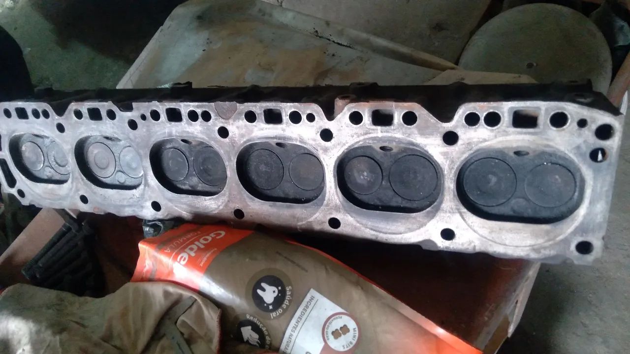 Cabeçote motor opala 6c usado final 831 - Foto 3