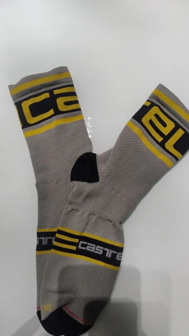 Meias Castelli original unissex ciclismo 