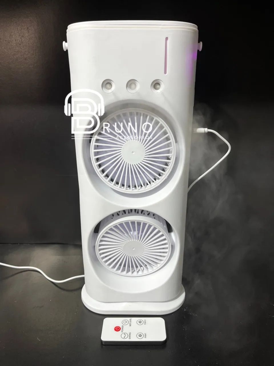 Ventilador de Mesa com Nebulizador - Refresque seu ambiente! - Foto 2