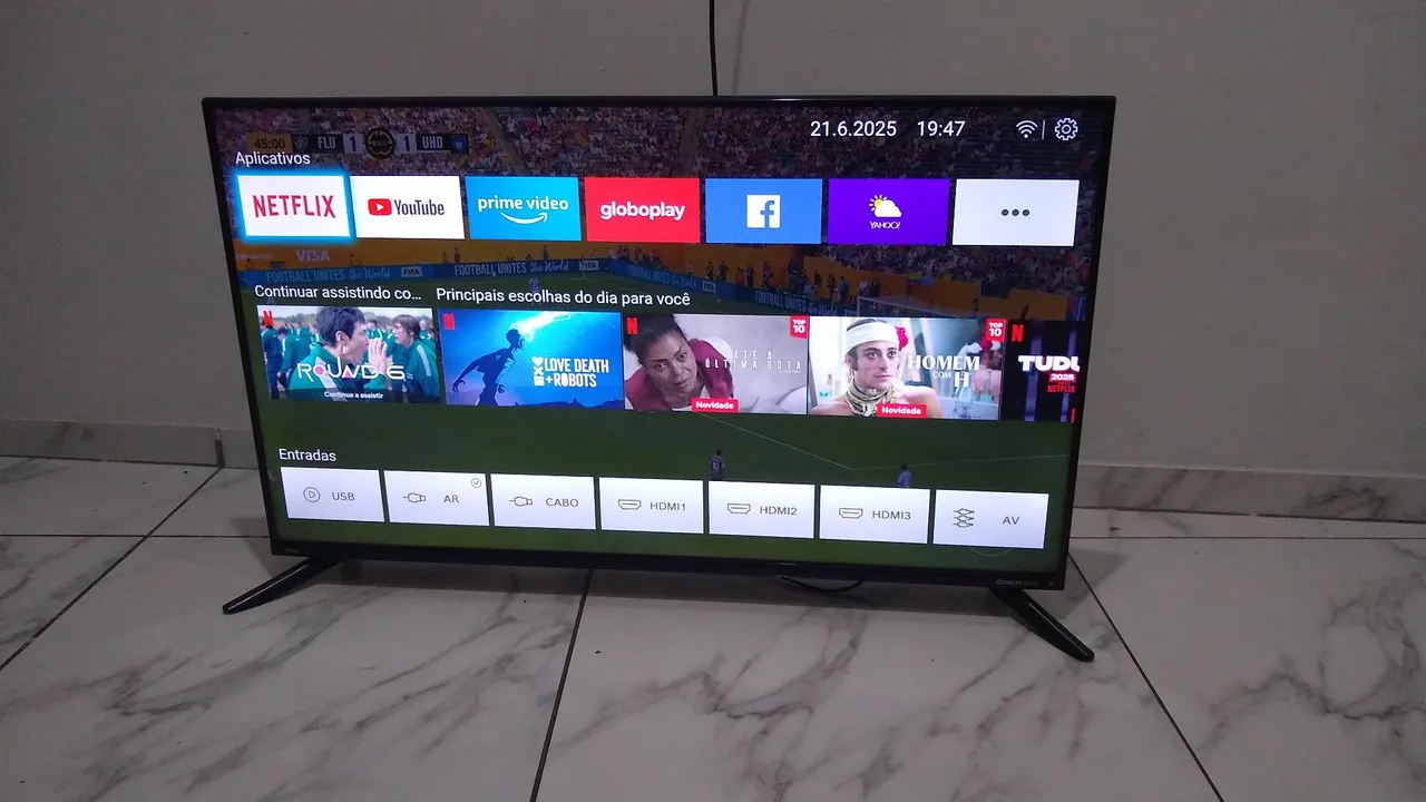 Smart TV philco 43 polegadas completa