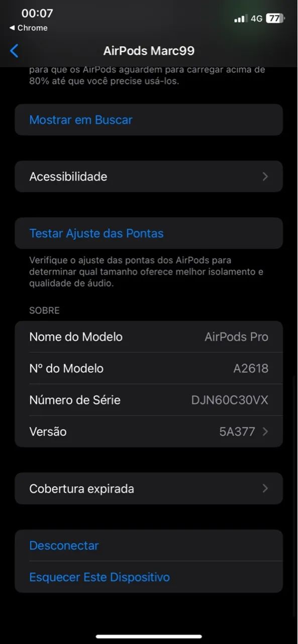 Air pods pro original versão 5A377