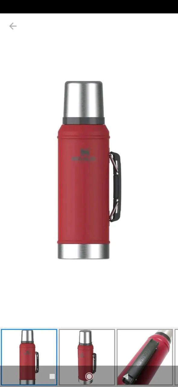 Garrafa Térmica Stanley Classic 950ml - Vermelho Hammertone Original