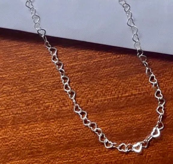 Pulseira Prata 925 Coração - Foto 2