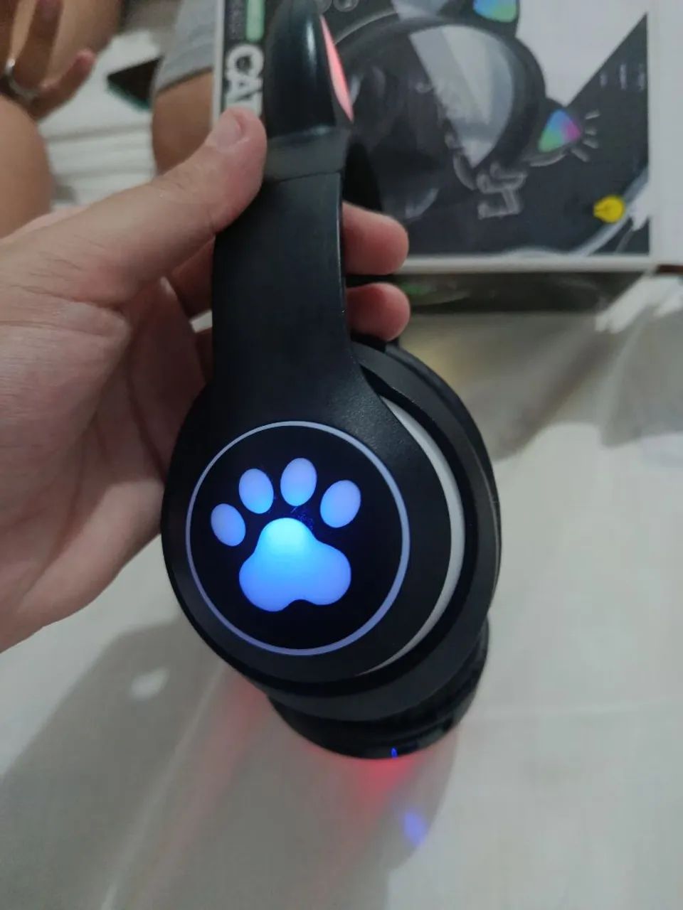 Fone de ouvido de gatinho  - Foto 3