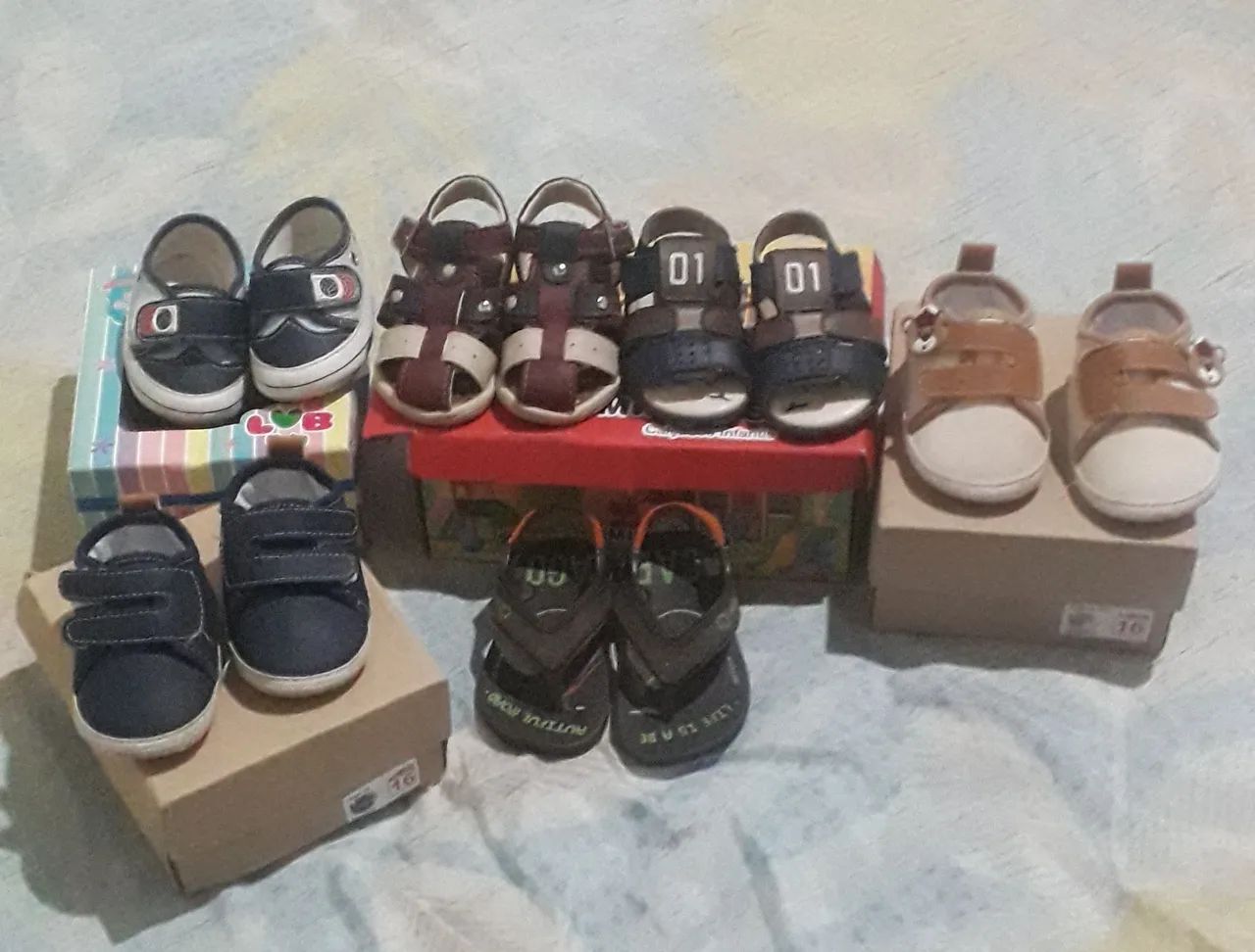 Sapatos para Bebê - Diversos Modelos - Tamanhos Variados