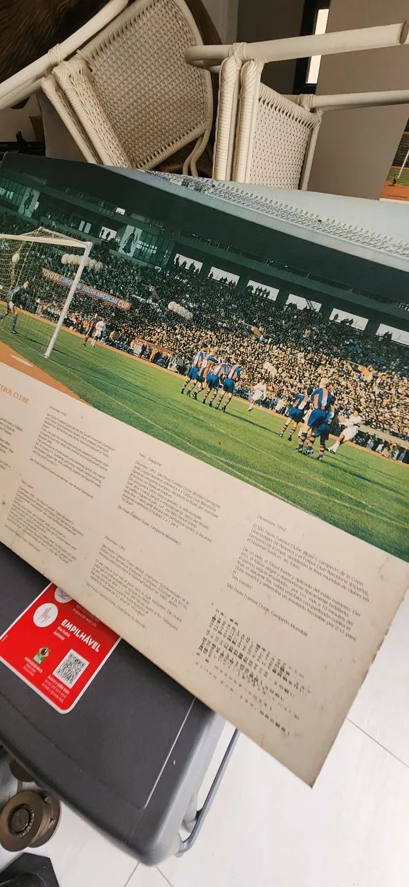 Quadro CAMPEÃO DO MUNDO gol de falta do Raí - Foto 4