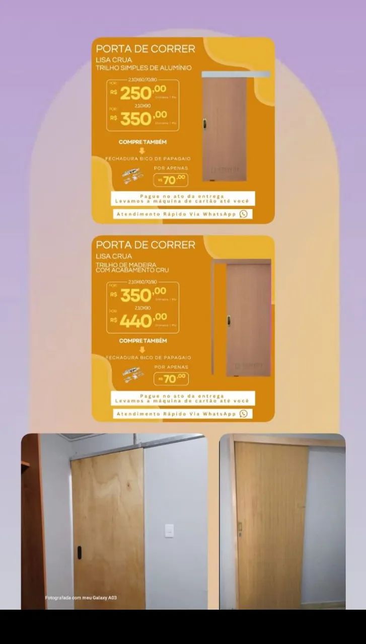 PORTA DE CORRER EM MADEIRA   - Foto 5