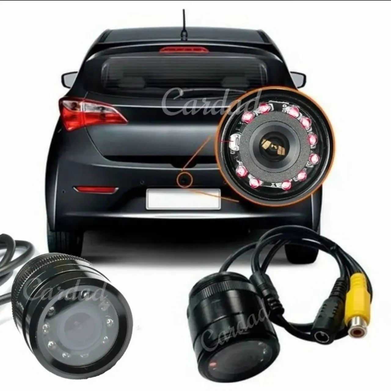 Câmera de Ré HD para Carro - Visão Noturna