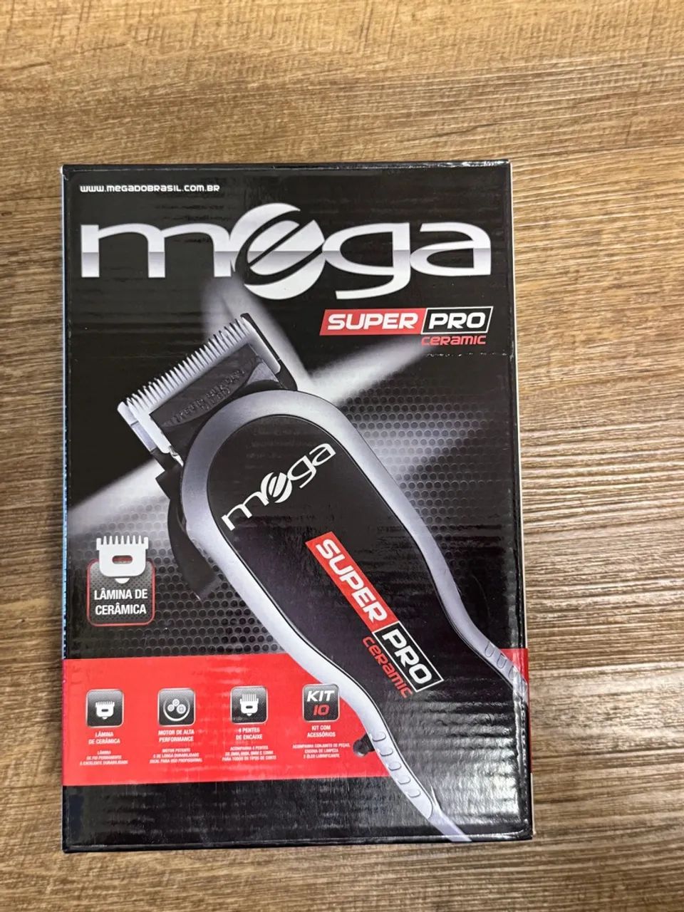 Maquina de Cortar Cabelo Mega Super Pro Ceramic - Foto 2