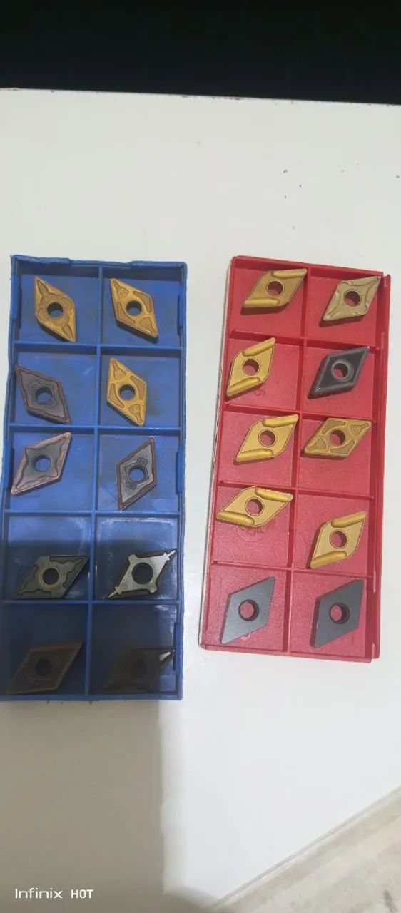 Jogo de Pastilhas de Metal Duro para Torno