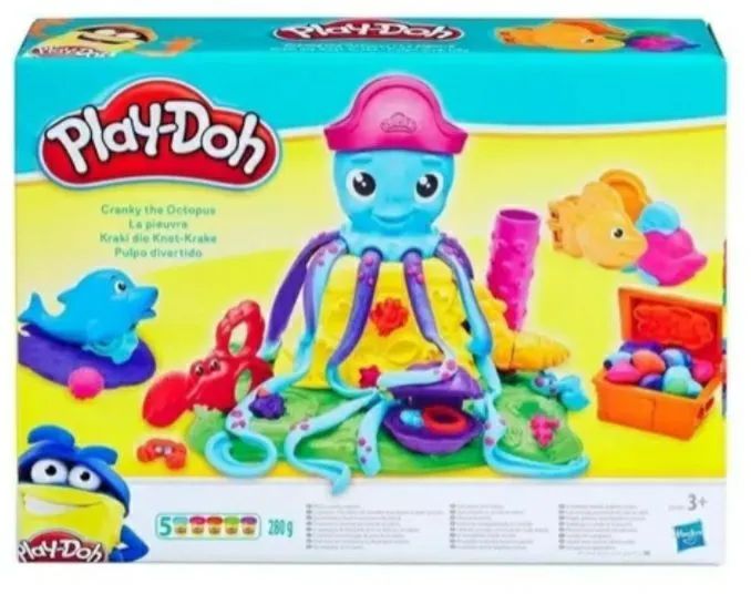 Play-Doh Cranky the Octopus - Brinquedo de Massinha para Modelar