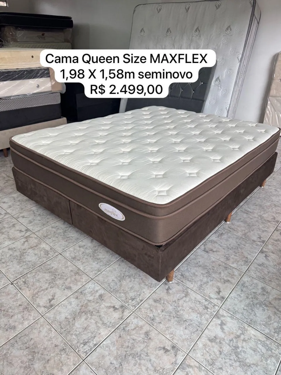 Cama Queen Size Maxflex Seminova