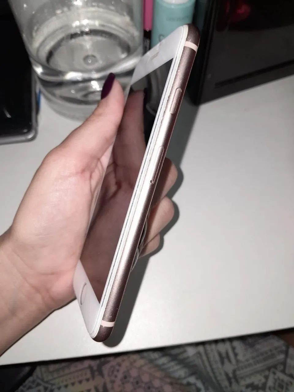 iPhone 8 rose única dona nota fiscal e caixa nunca aberto  - Foto 5