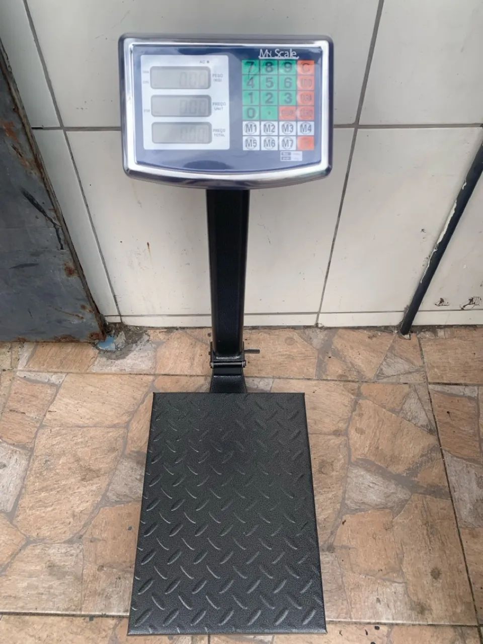 Balança Digital 150KG Com Bateria  - Foto 2