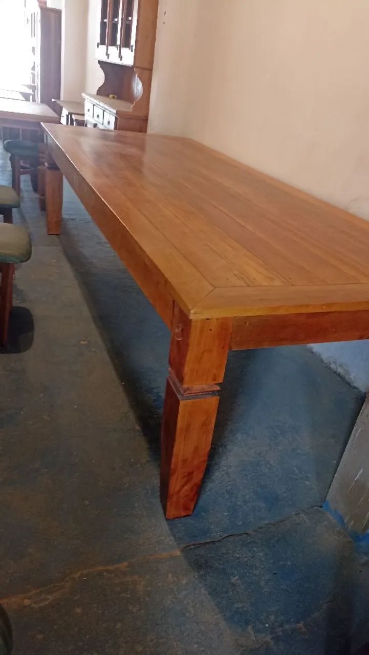 Mesa tem madeira de lei Nobre - Foto 4