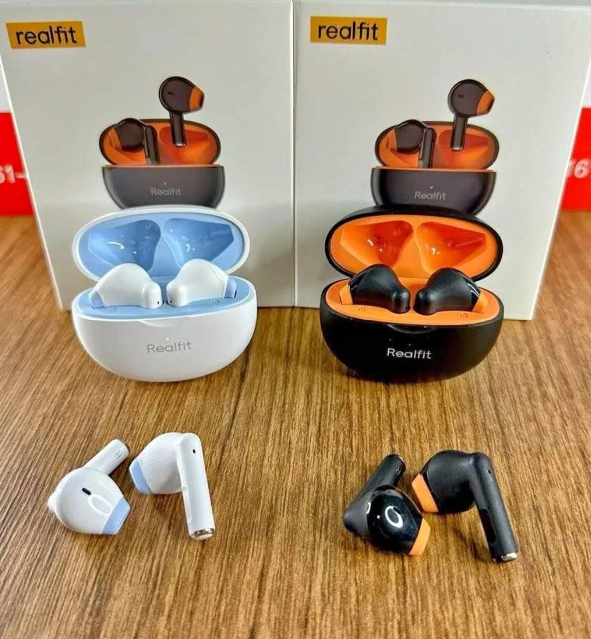 Fones sem Fio Realfit F2 ótima qualidade de som Excelente conexão 