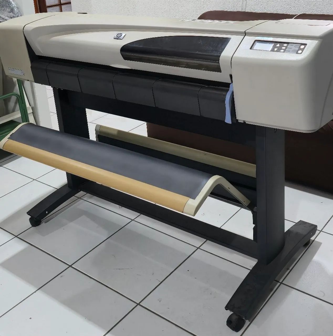 Impressora Plotter HP Designjet 500 Bivolt FUNCIONANDO Grandes Formatos Gráfica Barata - Foto 4