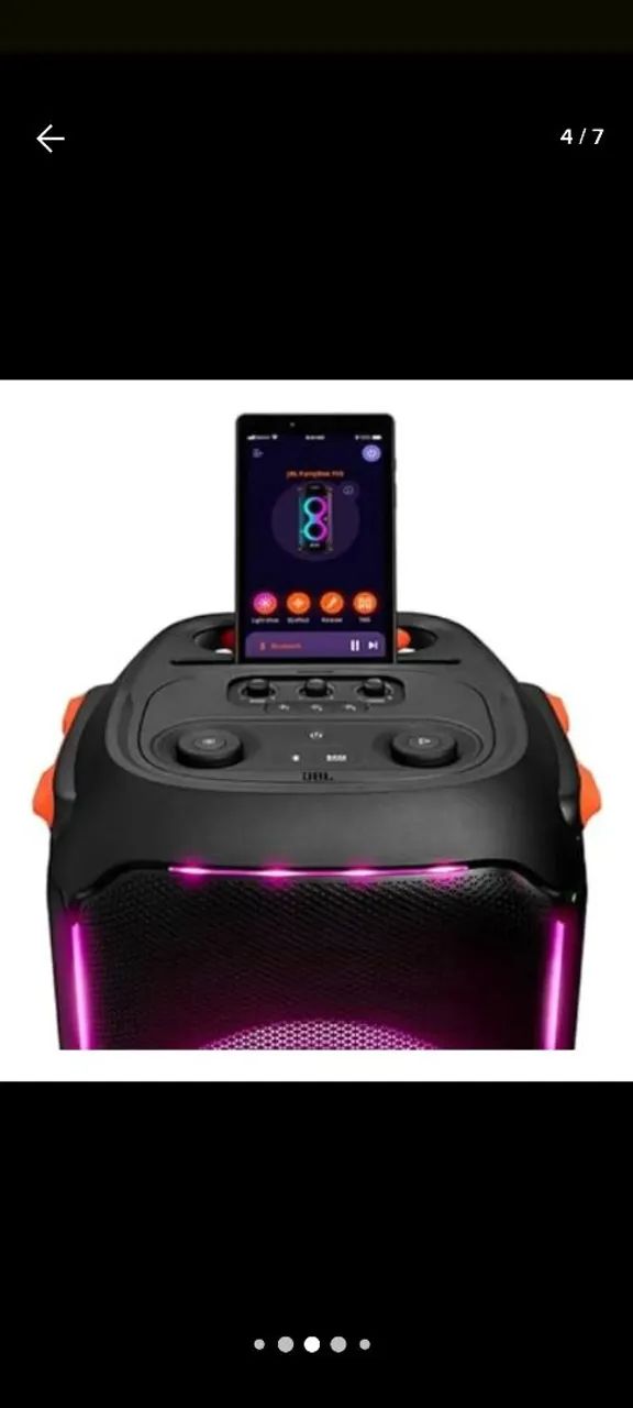 CAIXA DE SOM JBL PARTYBOX 710 - 800W - Foto 3