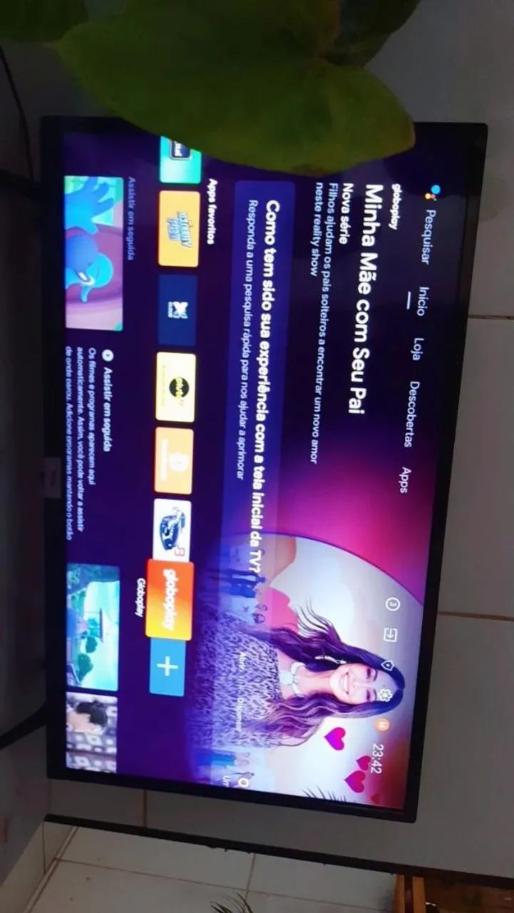 Tv e mesa e baú Mesa de centro rústica em madeira maciça - Foto 2