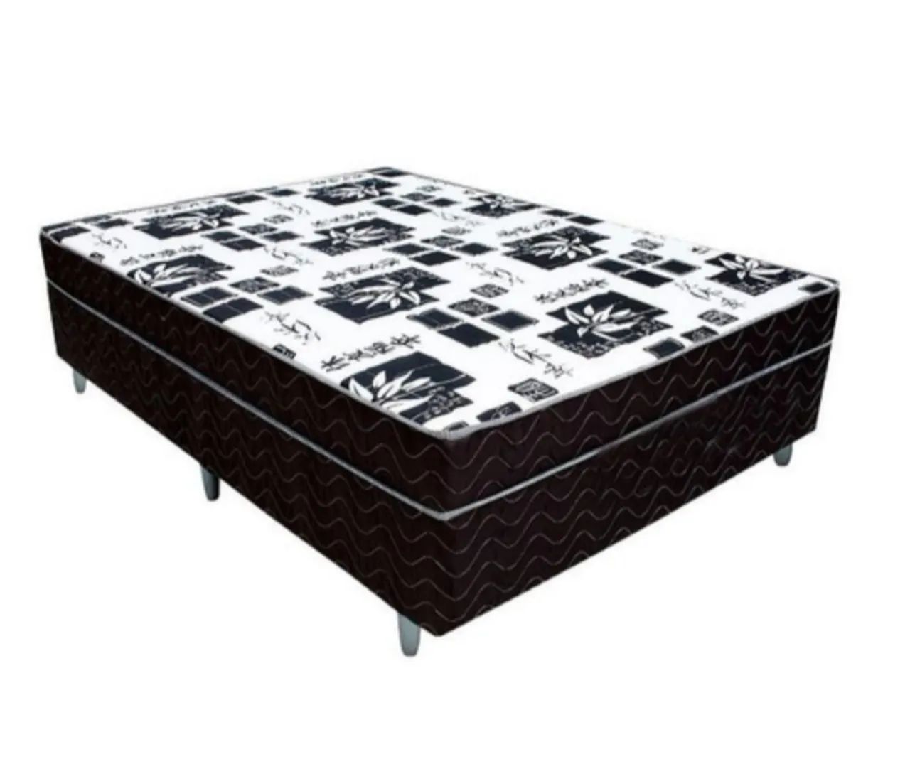 Cama Box Solteiro 10cm de espuma 