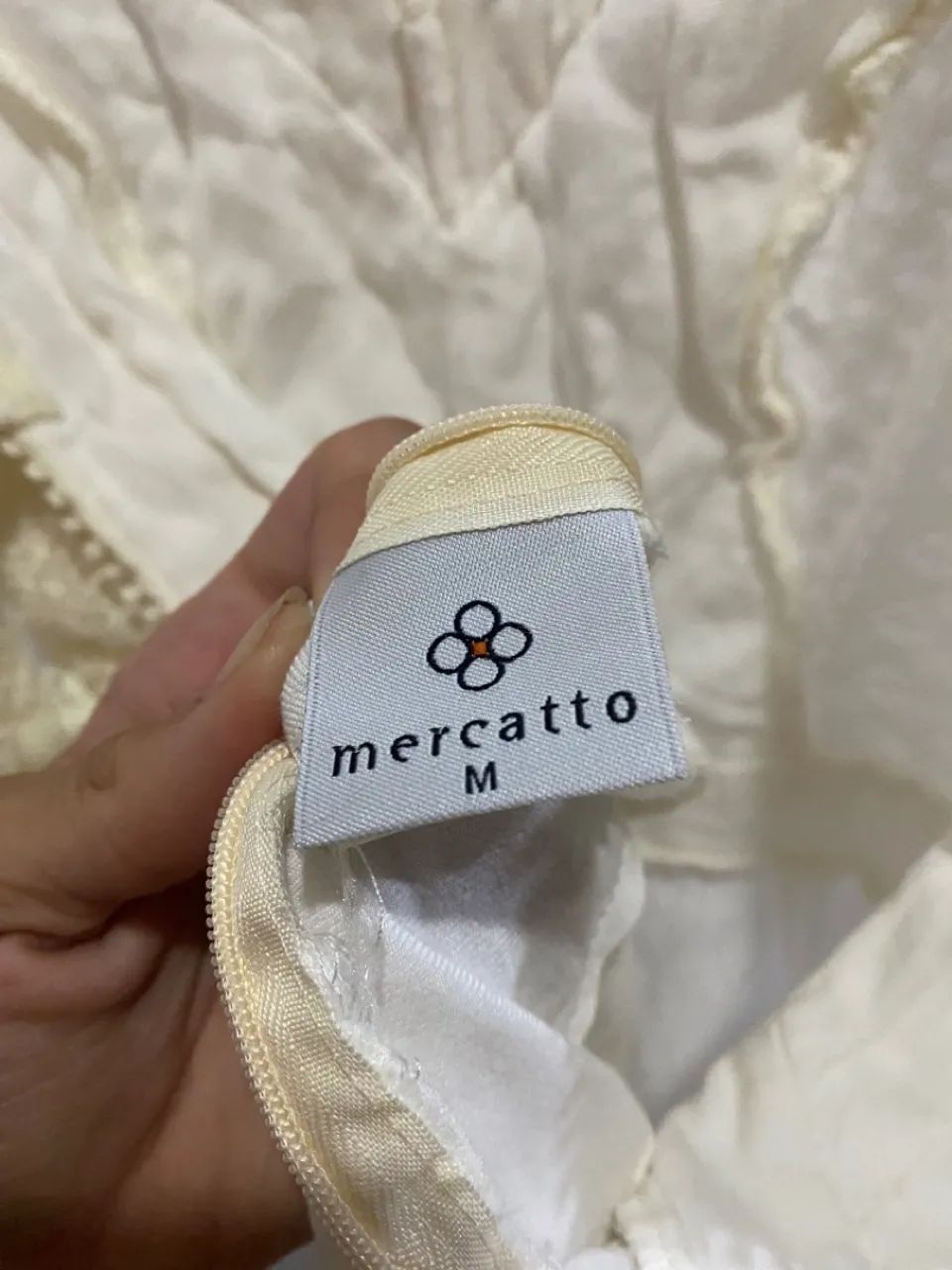 Macacão Branco com bege - Foto 2