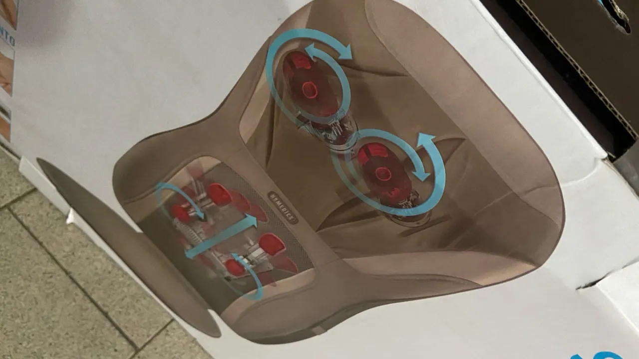 Shiatsu Elite Assento Massageador com Aquecimento