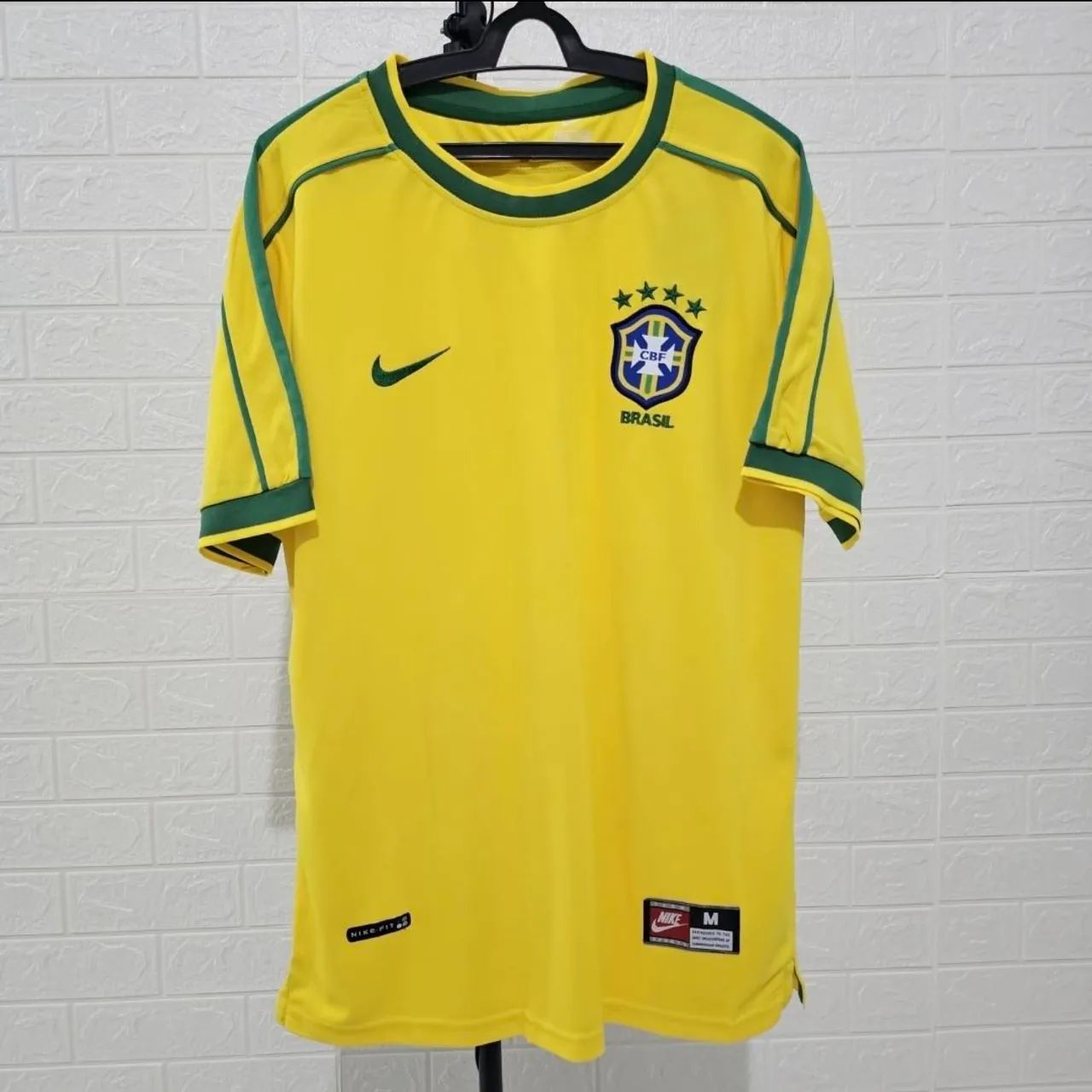 Camisa Brasil Retrô copa 1998 