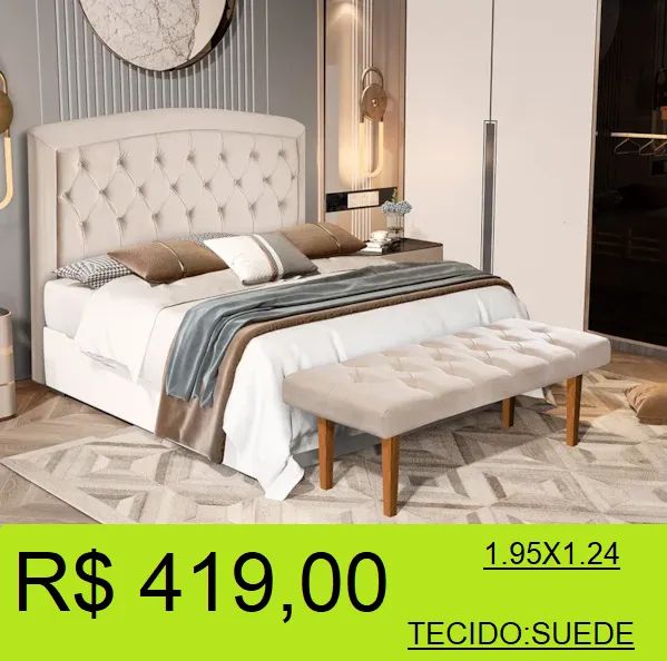 Cabeceira maravilhosa moderna - Foto 2
