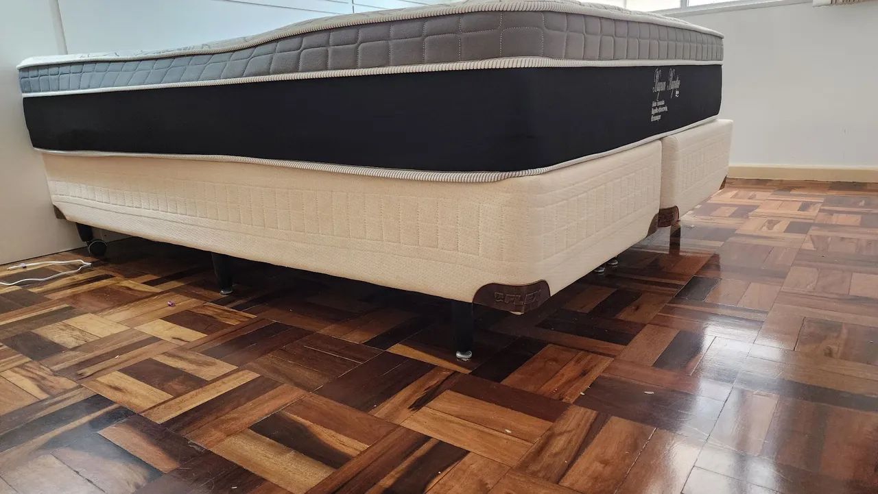 Colchão Massageador + Cama Box Queen size - Foto 2