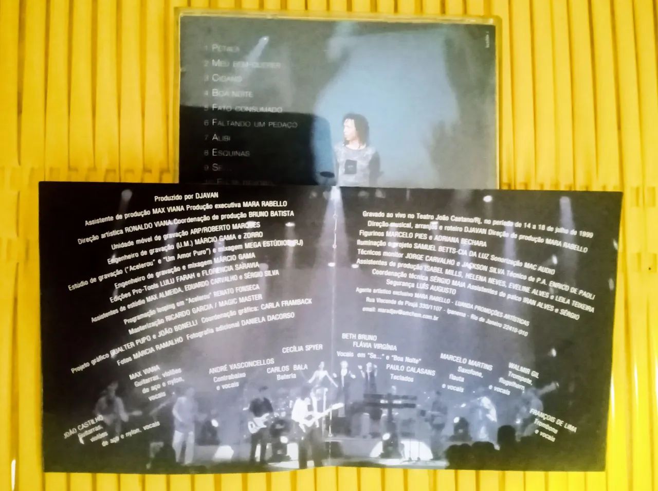 Cd Djavan - Ao vivo - Volume 2 - Original  - Foto 3