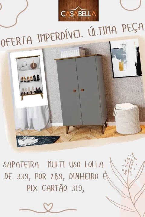 Sapateira Multiuso Lolla Entrega Rápida Sorocaba e Votorantim 