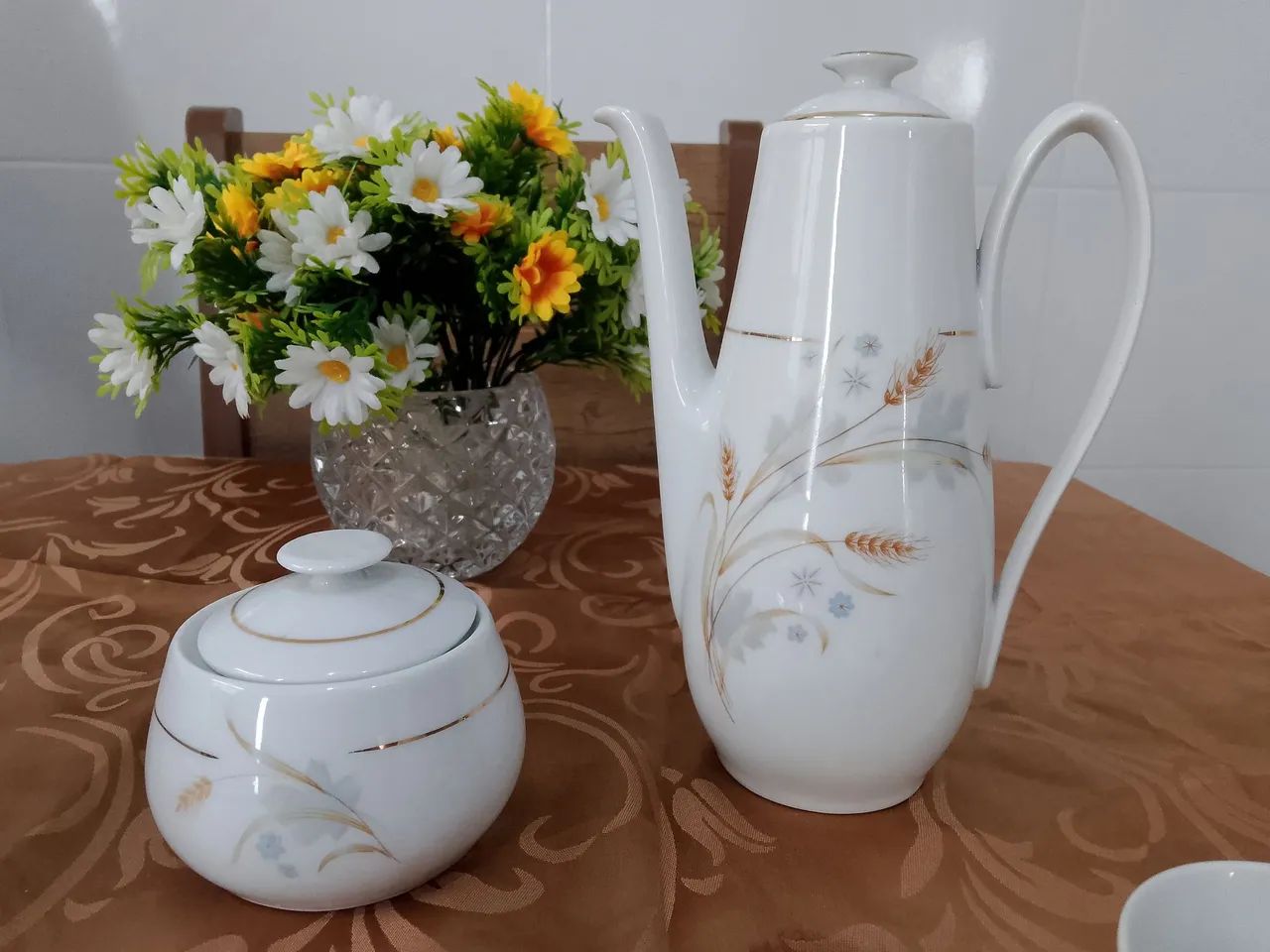 Jogo de Café Antigo Porcelana Anos 60 - Foto 5