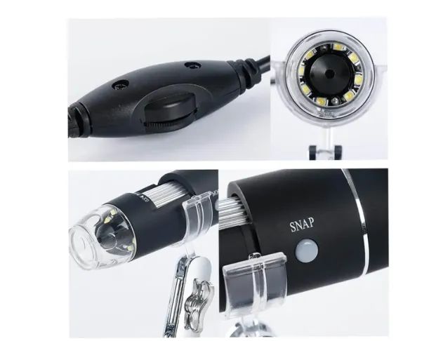 Lupa Microscópio Digital Usb 1000x Com Suporte Ajustável - Foto 4