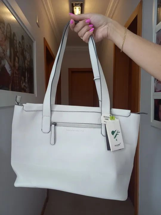 Bolsa feminina Picard branca - Foto 2