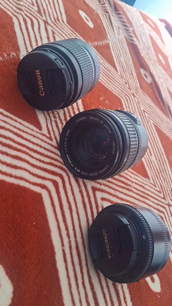  Camera cânon Eos T3 completa - Foto 5
