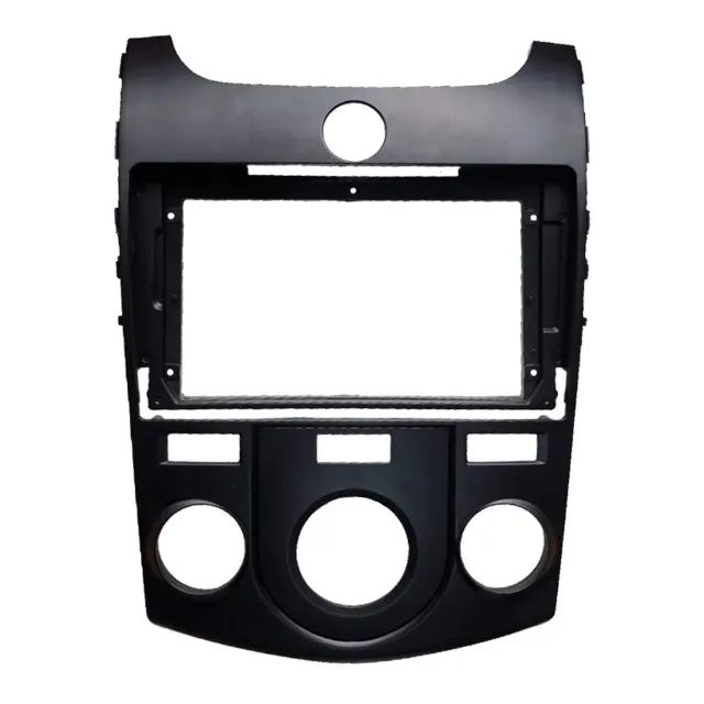 Moldura para Multimídia Kia Cerato 2009 a 2012 9 polegadas Preto 