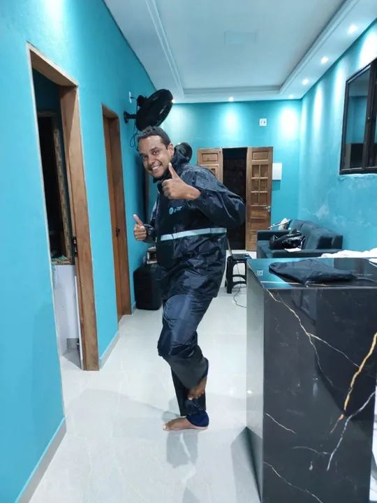 Capa de chuva, casaco Impermeável Aiker - G - MENOR VALOR - Foto 3