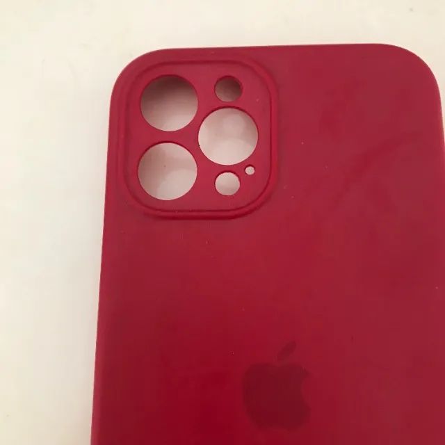 Capinha Case Vermelha Iphone 12 Pro Max - Lisa - Foto 4