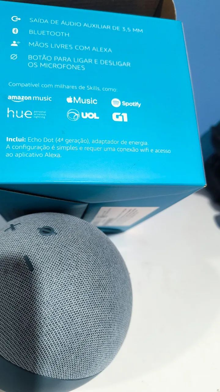 Echo Dot 4ª geração - Alexa - Novo