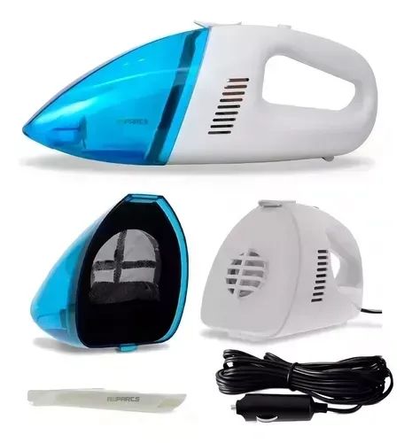 Tech One 2725 Mini Aspirador de Pó Automotivo Portátil Carro Tomada 12V 60W Liga Acendedor - Foto 3