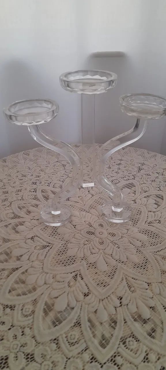 Candelabro de vidro - Foto 2