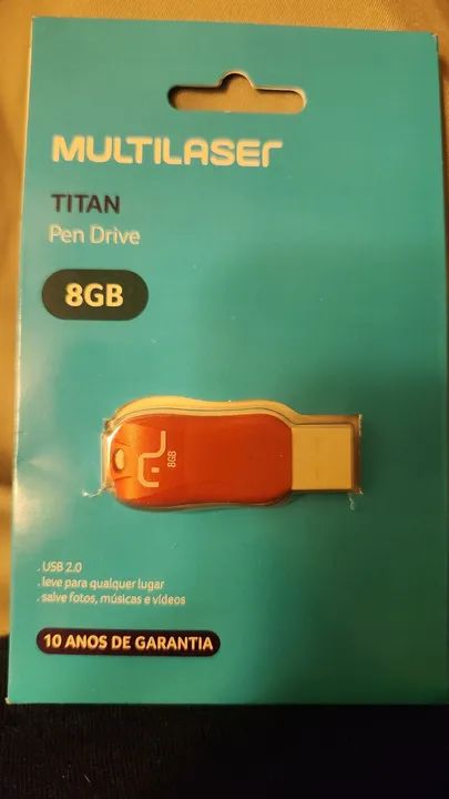 Pen Drive Multilaser Titan 8GB