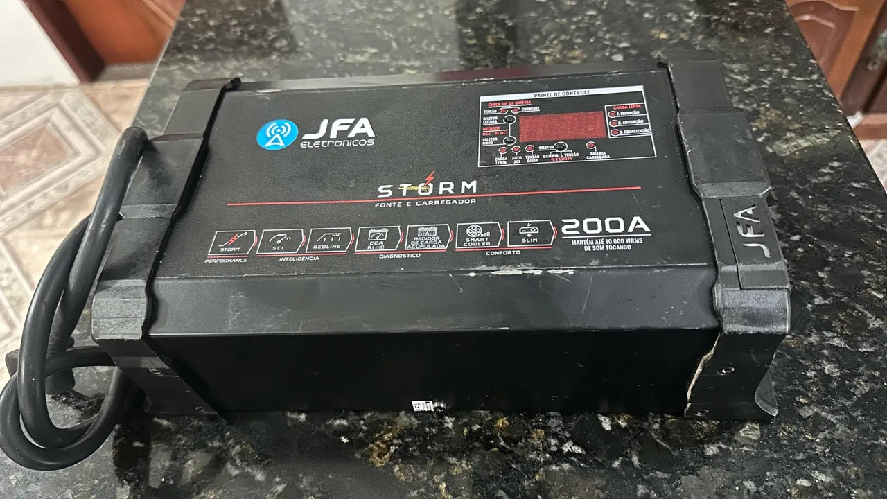 Fonte e Carregador JFA Storm 200A