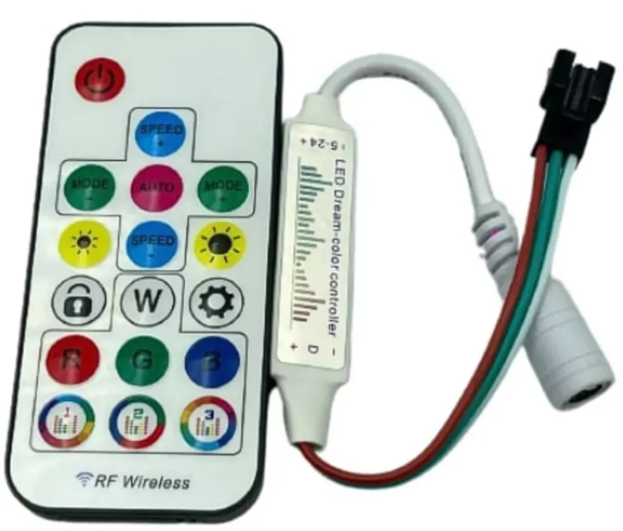 Controlador LED digital V.U RF Wireless