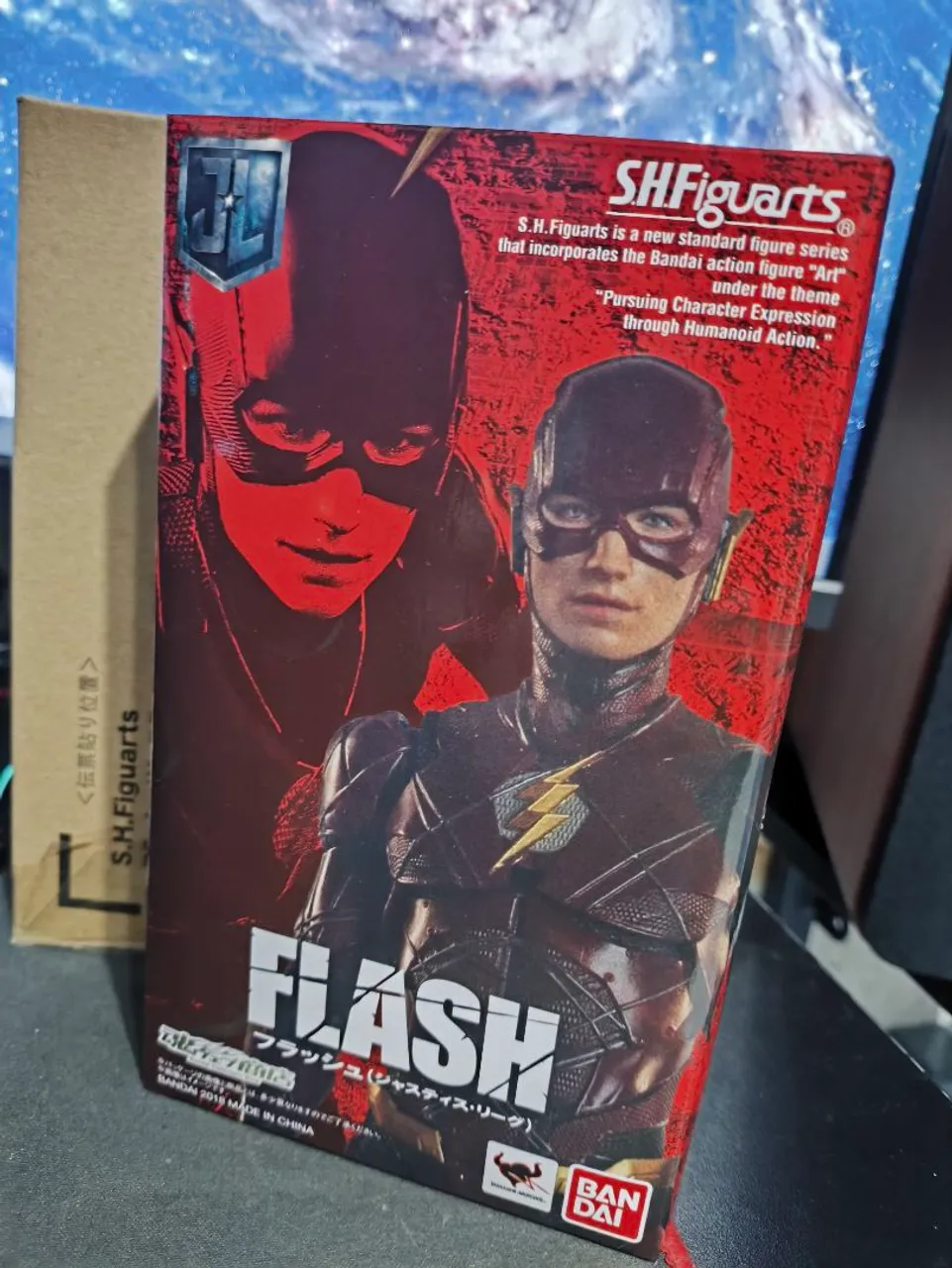 Action Figure Flash V1 - S.H.Figuarts Justice League Liga da Justiça