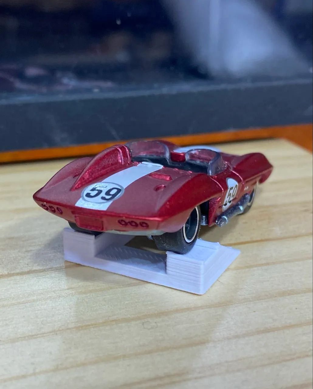 Hotwheels Corvette Stingray GM pneus de borracha - Foto 3