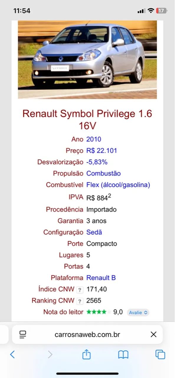 symbol 2010 privilege 1.6 16v - Foto 2