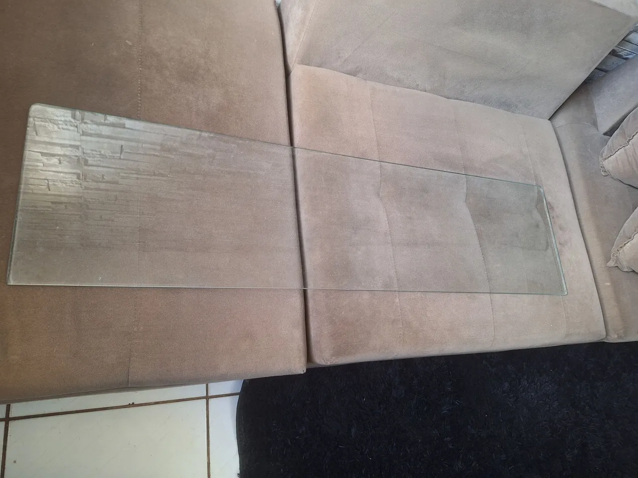 Vidro para prateleira 120x30cm 5mm